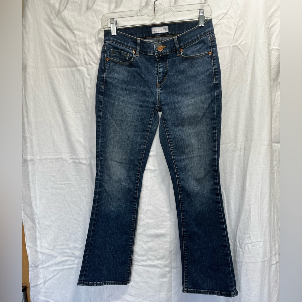Ann Taylor Factory Indigo Flare Jeans